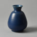 Erich and Ingrid Triller for Tobo, Sweden, unique stoneware vase with blue glaze G9006 - Freeforms