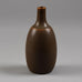 Erich and Ingrid Triller for Tobo, Sweden, unique vase with brown glaze E7198 - Freeforms