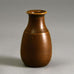 Erich and Ingrid Triller for Tobo vase with brown glaze E7115 - Freeforms