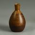 Erich and Ingrid Triller for Tobo vase with brown glaze E7197 - Freeforms