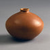 Erich and Ingrid Triller for Tobo vase with pale brown glaze E7111 - Freeforms