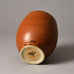 Erich and Ingrid Triller for Tobo vase with reddish brown glaze G9338 - Freeforms