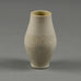 Eva Staehr Nielsen for Saxbo, small vase with off white matte glaze F8181 - Freeforms