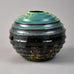 Ewald Dahlskog large vase for Bo Fajans, large earthenware vase with dripping glaze G9125 - Freeforms