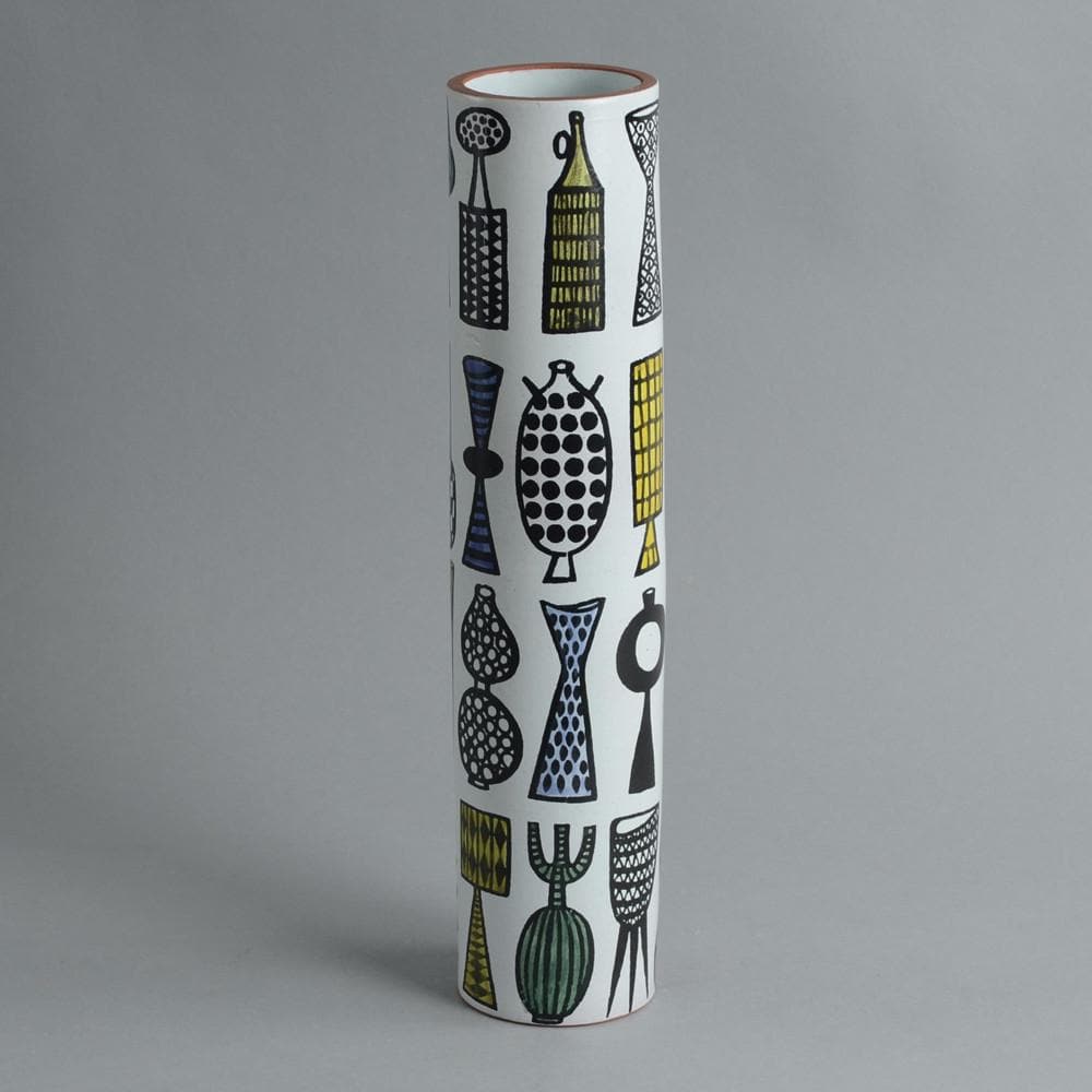 "Faience" earthenware vase by Stig Lindberg N7808 - Freeforms