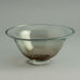 Footed glass "slip graal" bowl by Edward Hald for Orrefors N2175 - Freeforms