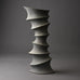 Frank Schillo, very large stoneware sculptural vase with white glaze E7316 - Freeforms