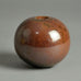 Gerald and Gotlind Weigel, own studio, Germany, stoneware vase with tenmoku glaze E7254 - Freeforms