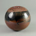 Gerald Weigel, own studio, Germany, Stoneware vase with tenmoku glaze D6151 - Freeforms