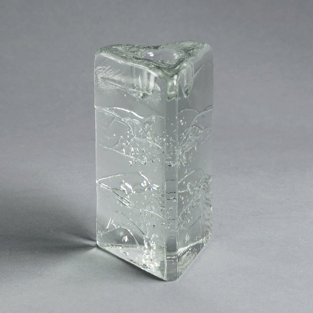 Glass candlestick by Timo Sarpaneva for Iittala A1611 - Freeforms