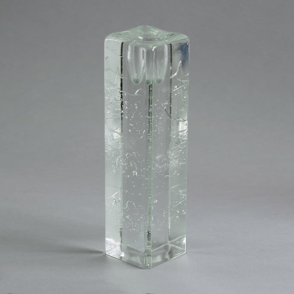 Glass candlestick by Timo Sarpaneva for Iittala A1744 - Freeforms