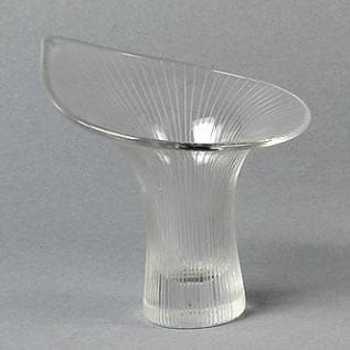 Glass "Chanterelle"vase by Tapio Wirkkala for Iittala N8307 - Freeforms