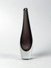 Glass "Fish Bladder" vase by Tapio Wirkkala for Iittala N1535 - Freeforms