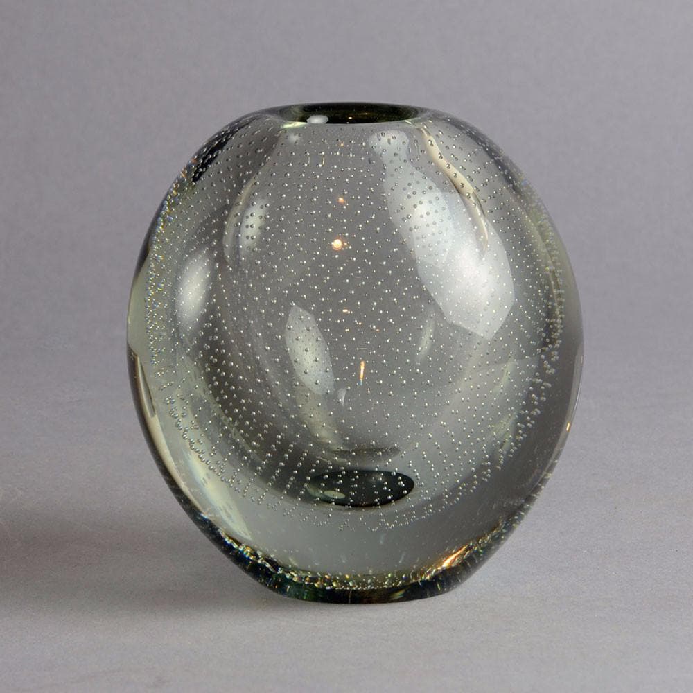 Glass "Huntu" vase by Gunnel Nyman for Nuutäjarvi-Nottsjö N8074 - Freeforms