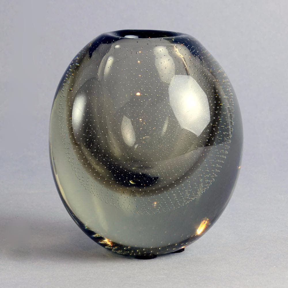 Glass "Huntu" vase by Gunnel Nyman for Nuutäjarvi-Nottsjö N8145 - Freeforms