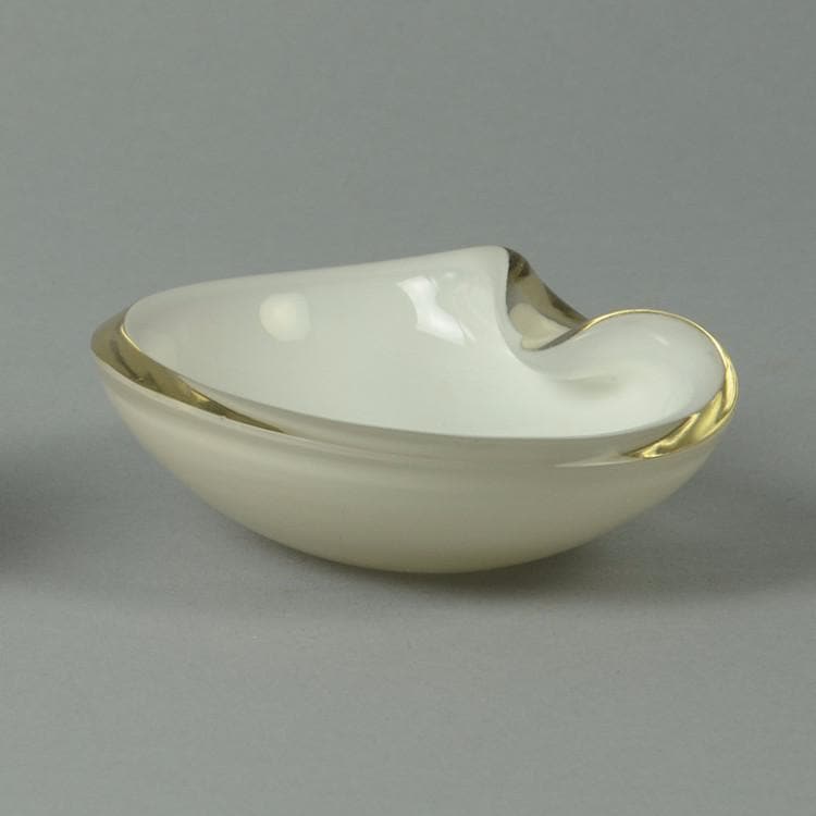 Glass leaf bowl by Tapio Wirkkala for Iittala N7025 - Freeforms
