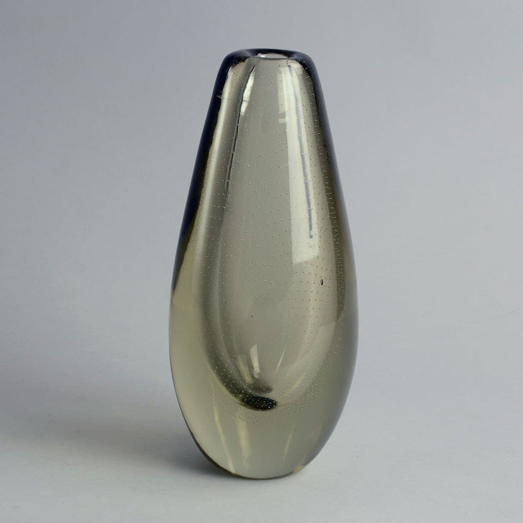 Glass vase by Gunnel Nyman for Nuutäjarvi-Nottsjö A1636 - Freeforms