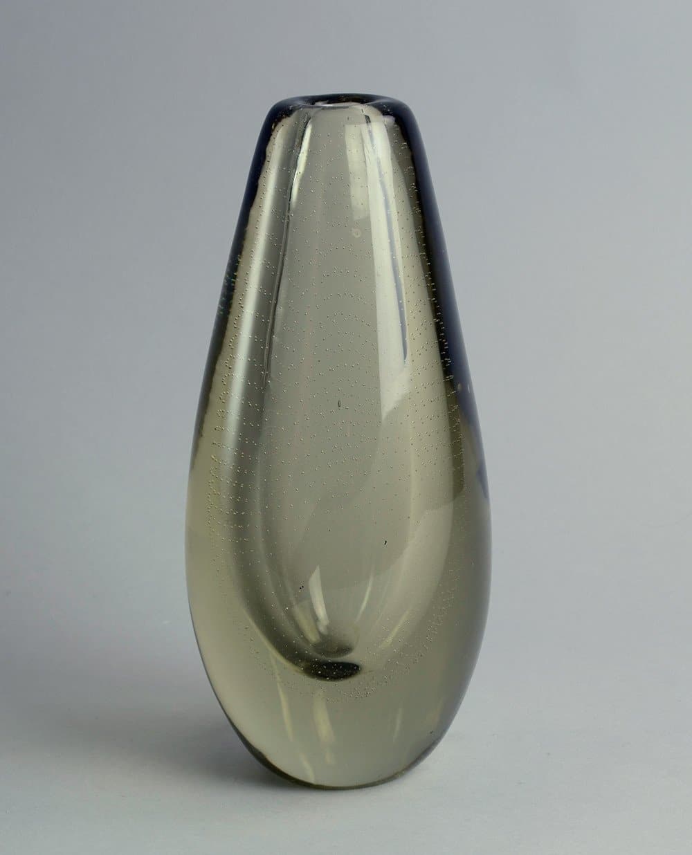 Glass vase by Gunnel Nyman for Nuutäjarvi-Nottsjö A1636 - Freeforms