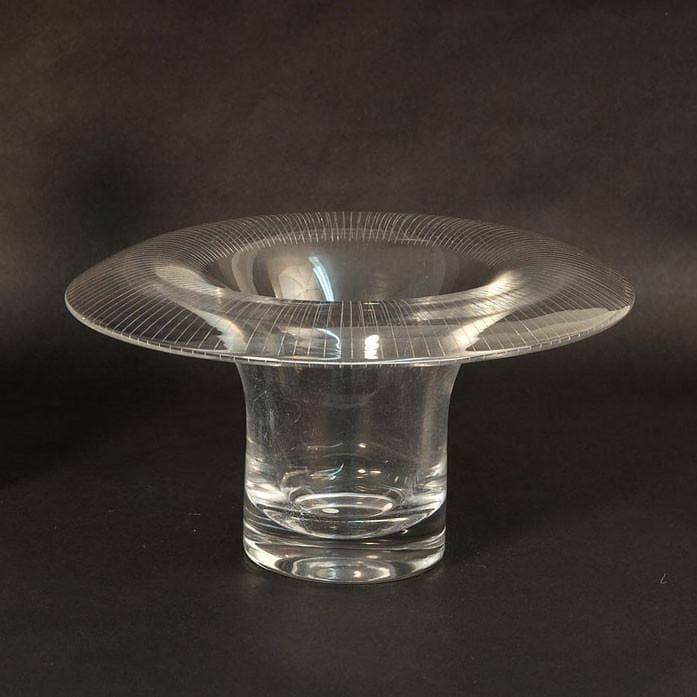 Glass vase by Helena Tynell for Riihimaen Lasi Oy N7919 - Freeforms
