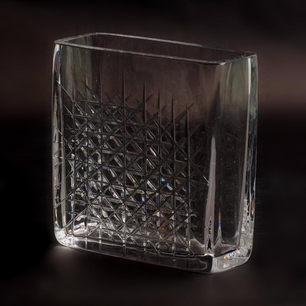 Glass vase by Ingeborg Lundin for Orrefors N7807 - Freeforms