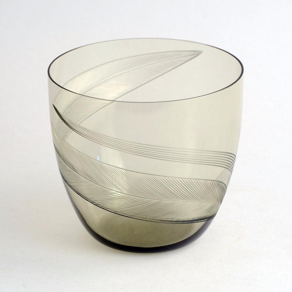 Glass vase by ﻿Kaj Franck for Nuutäjarvi-Nottsjö N8856 - Freeforms