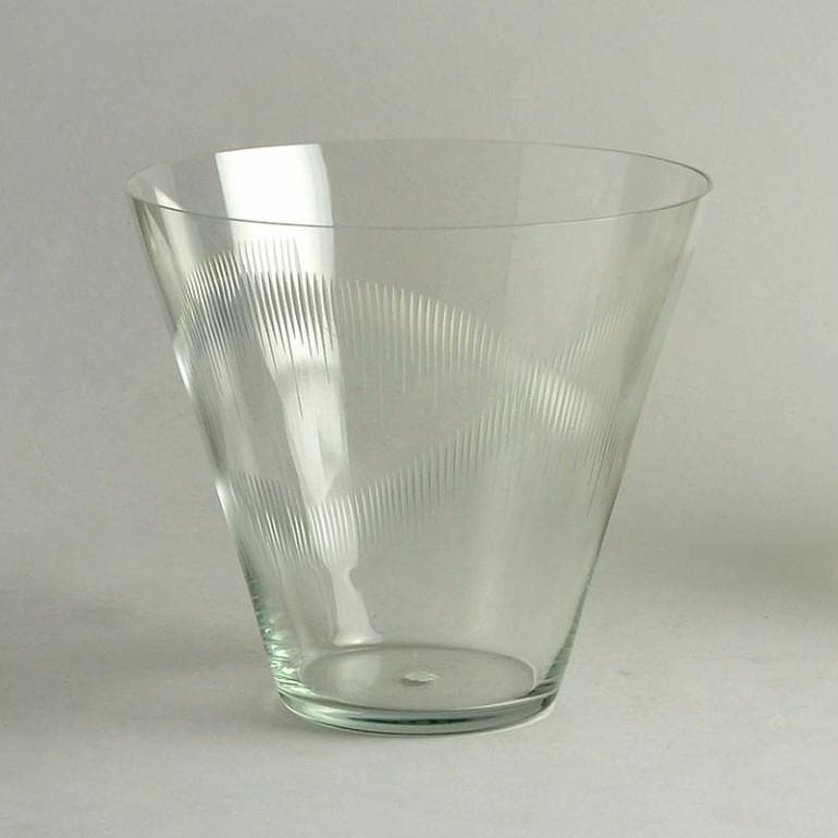 Glass vase by ﻿Kaj Franck for Nuutäjarvi-Nottsjö N9282 - Freeforms