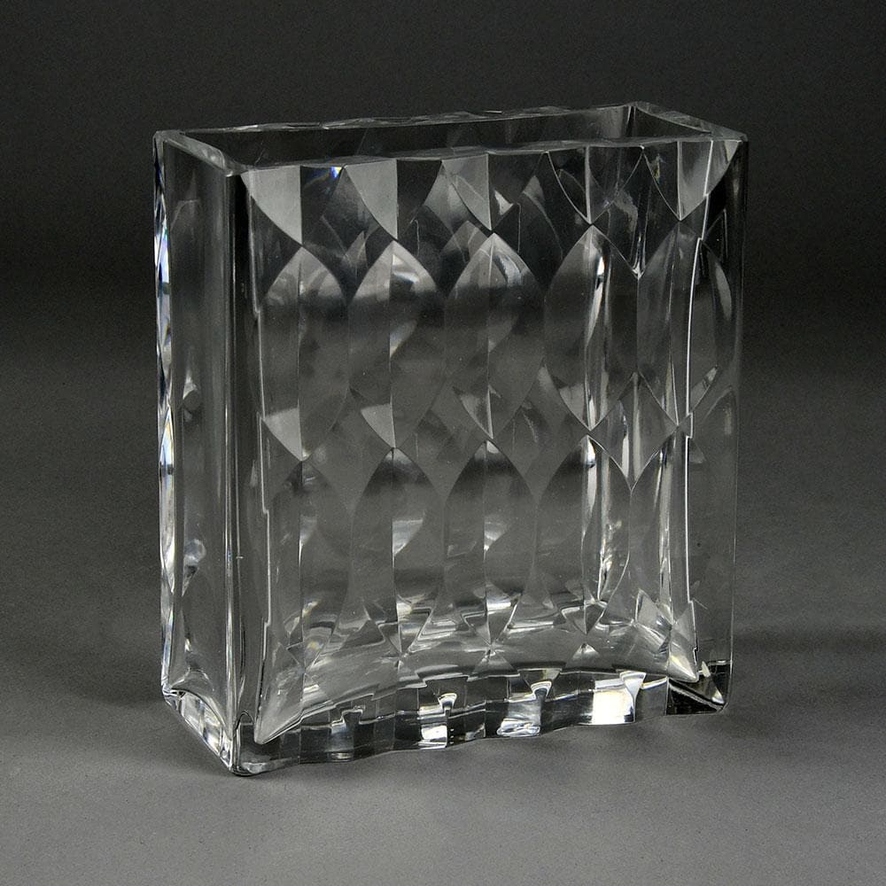 Göran Wärff for Kosta, cut glass vase N1878 - Freeforms