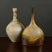Görge Hohlt, Germany, unique stoneware vase with oatmeal colored glaze G9305 - Freeforms