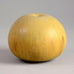 Gottlind Weigel, unique stoneware vase with yellow ochre crystalline glaze D6390 - Freeforms