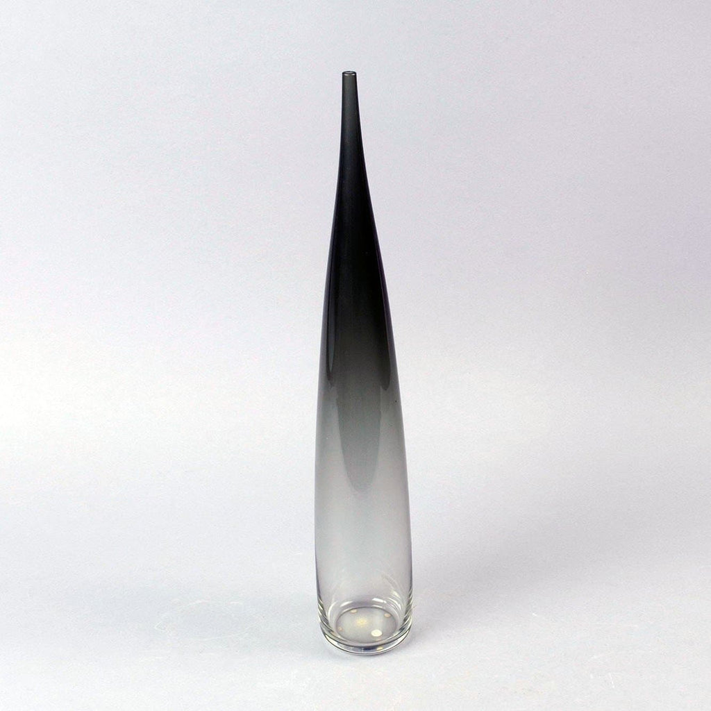 Gray glass "Expo" vase by Nils Landberg for Orrefors N6731 - Freeforms