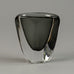 Gray glass "Sommerso" vase by Nils Landberg for Orrefors G9396 - Freeforms