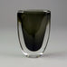 Gray glass "Sommerso" vase by Nils Landberg for Orrefors N7576 - Freeforms