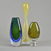 Group of Colora vases by Vicke Lindstrand for Kosta - Freeforms