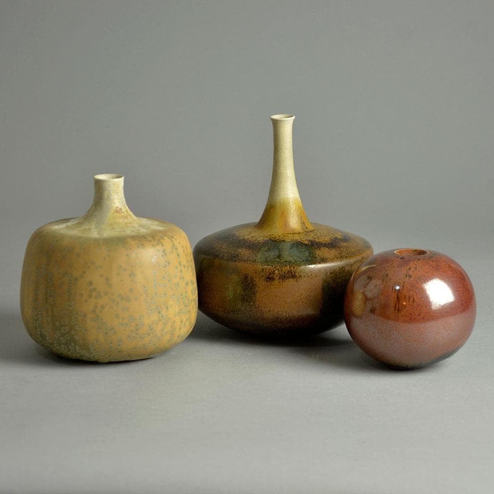 Group of vases by Gerald and Gotlind Weigel - Freeforms