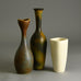 Gunnar Nylund for Rorstrand bottle vase with blue and brown haresfur glaze E7173 - Freeforms