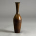 Gunnar Nylund for Rorstrand, ceramic vase with brown glaze D6282 - Freeforms