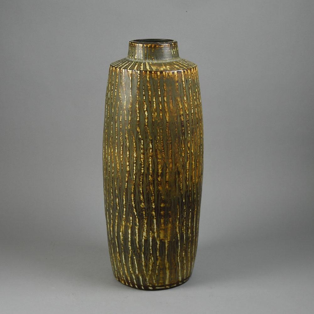 Gunnar Nylund for Rörstrand, monumental stoneware vase G9310 - Freeforms