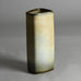Gunnar Nylund for Rorstrand rectangular vase with brown glaze E7259 - Freeforms