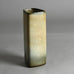 Gunnar Nylund for Rorstrand rectangular vase with brown glaze E7259 - Freeforms