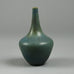 Gunnar Nylund for Rorstrand Stoneware vase with matte blue and olive glaze F8168 - Freeforms