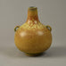 Gunnar Nylund for Rörstrand, stoneware vase with matte gold crystalline glaze G9269 - Freeforms