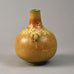 Gunnar Nylund for Rörstrand, stoneware vase with matte gold crystalline glaze G9269 - Freeforms