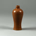 Gunnar Nylund for Rorstrand, stoneware vase with reddish brown glaze F8003 - Freeforms