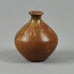 Gunnar Nylund for Rorstrand stoneware vase with reddish brown glaze F8262 - Freeforms