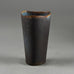 Gunnar Nylund for Rorstrand vase with blue and brown glaze E7308 - Freeforms