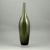 Hadeland tall bottle vase in gray glass A1243 - Freeforms