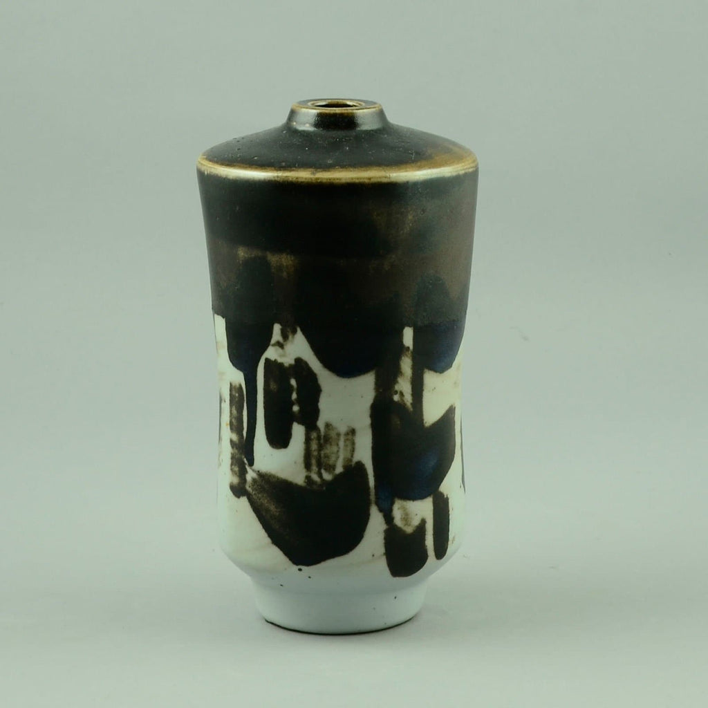 Heidi Kippenberg stoneware vase with painterly glaze D6136 - Freeforms