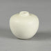Jan Bontjes van Beek, Germany, miniature vase with matte white glaze F8042 - Freeforms