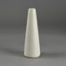 Jan Bontjes van Beek, Germany, tall conical vase with matte white glaze F8039 - Freeforms