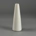 Jan Bontjes van Beek, Germany, tall conical vase with matte white glaze F8039 - Freeforms